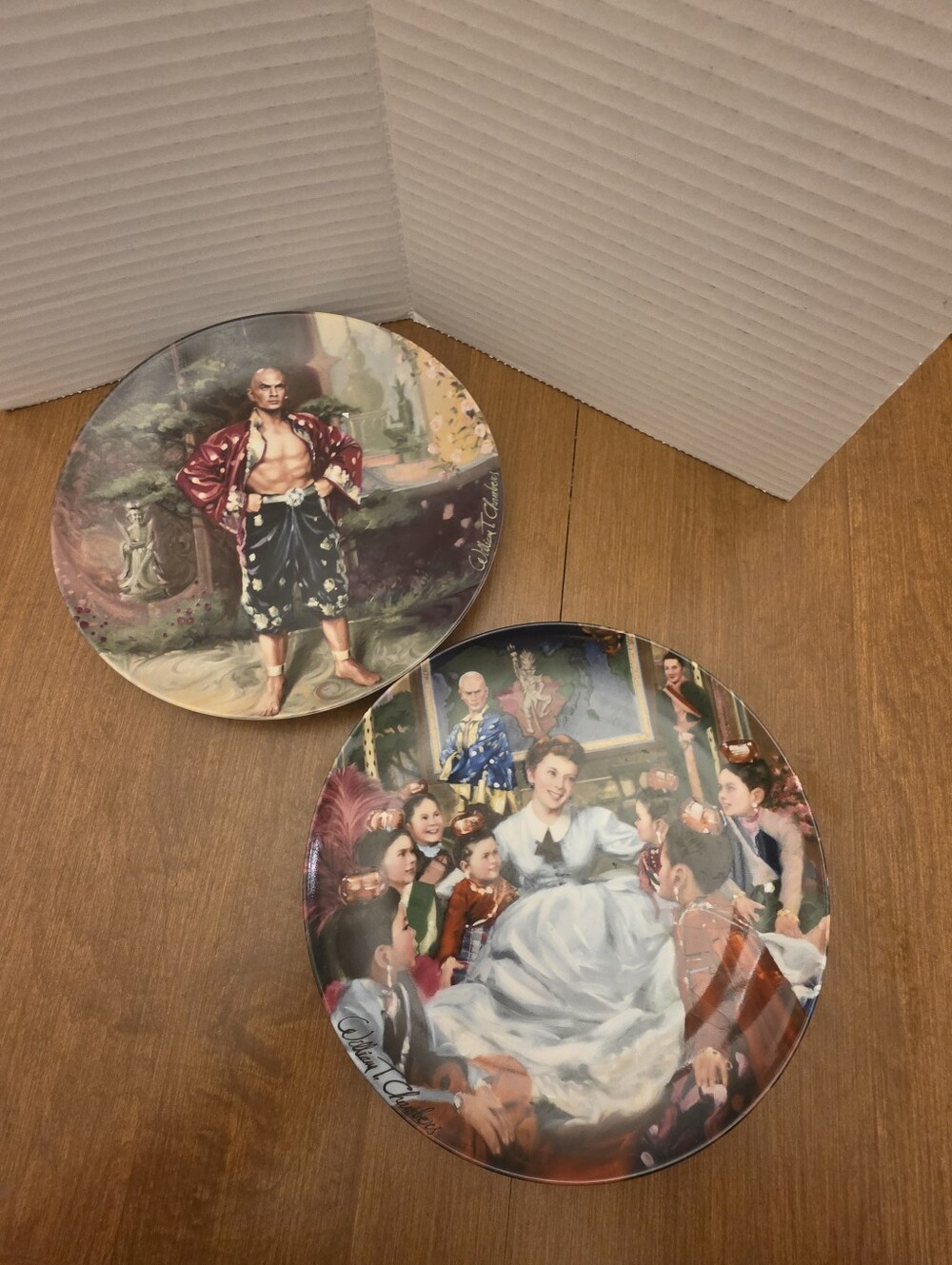 Vintage 80s "The King & I" Decorative Plates